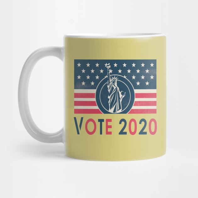 Vote 2020 Voting retro t shirt by qrotero